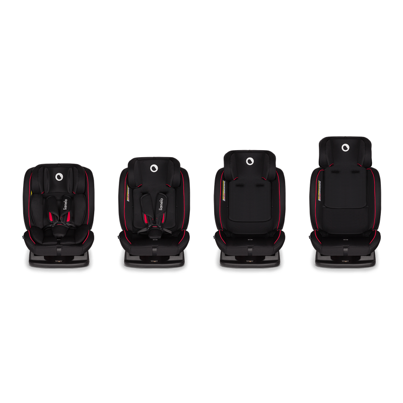 Lionelo Aart Black Carbon Red — fotelik samochodowy 0—36 kg