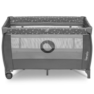 Lionelo Stefi Plus Grey White — Lit bébé 2en1