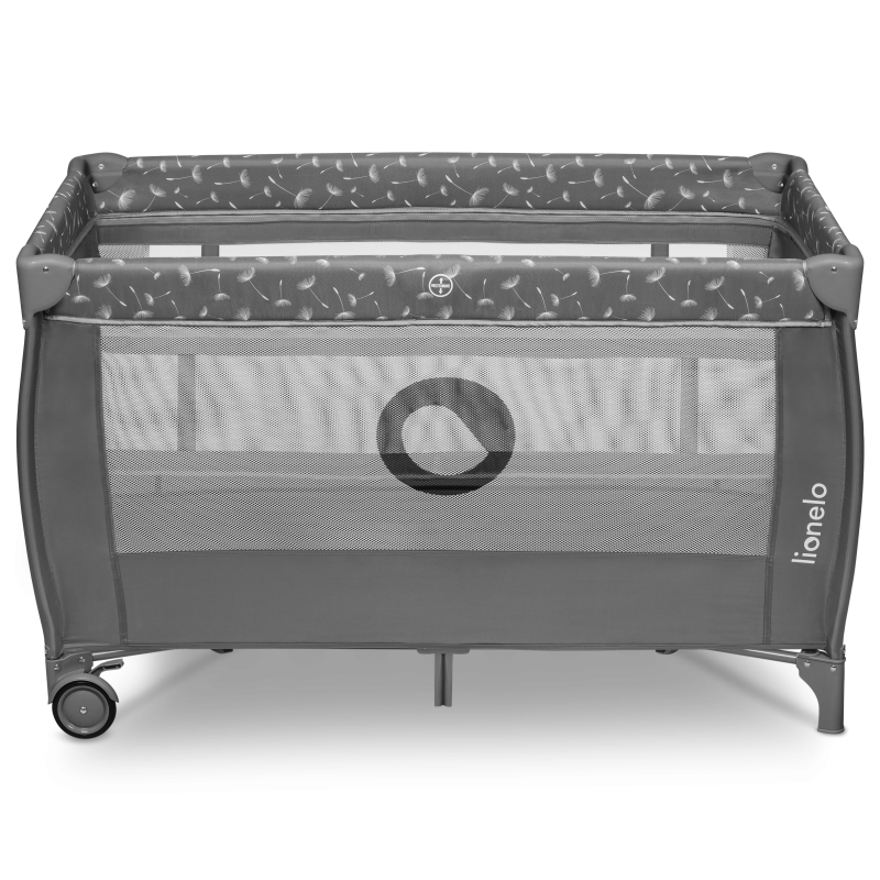 Lionelo Stefi Plus Grey White — Lit bébé 2en1