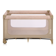 Lionelo Jasmin Easy Fold Beige Sand — Lit bébé 2en1