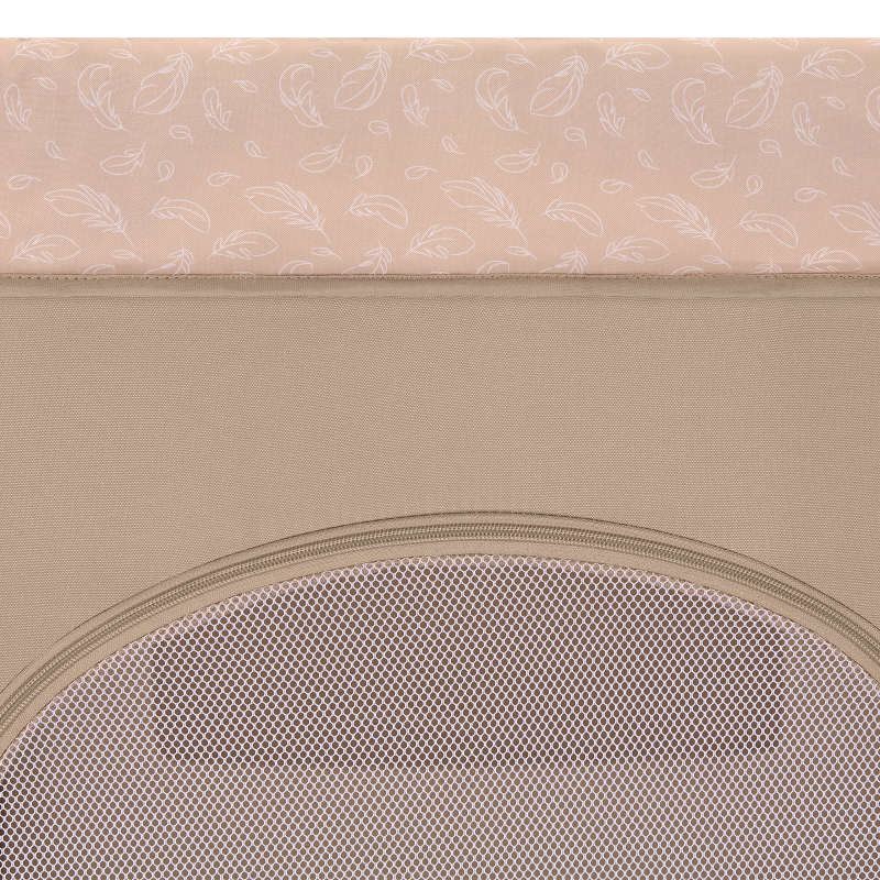 Lionelo Jasmin Easy Fold Beige Sand — Lit bébé 2en1