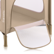 Lionelo Jasmin Easy Fold Beige Sand — Lit bébé 2en1