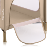 Lionelo Jasmin Easy Fold Beige Sand — Lit bébé 2en1