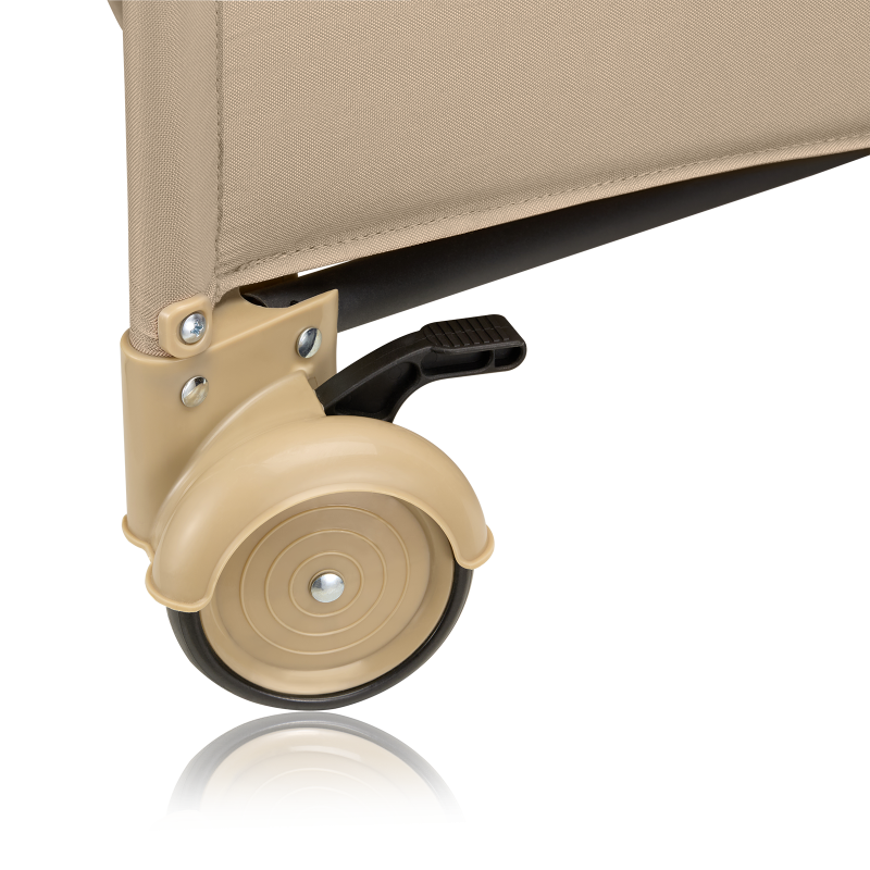 Lionelo Jasmin Easy Fold Beige Sand — Lit bébé 2en1