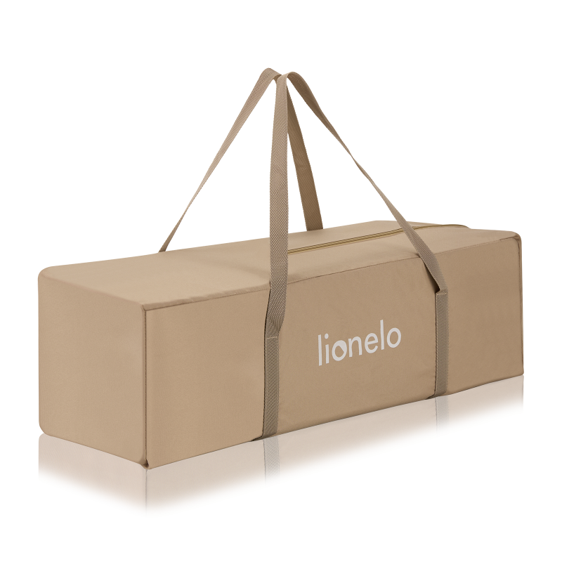 Lionelo Jasmin Easy Fold Beige Sand — Lit bébé 2en1