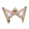 Lionelo Jasmin Easy Fold Beige Sand — Lit bébé 2en1