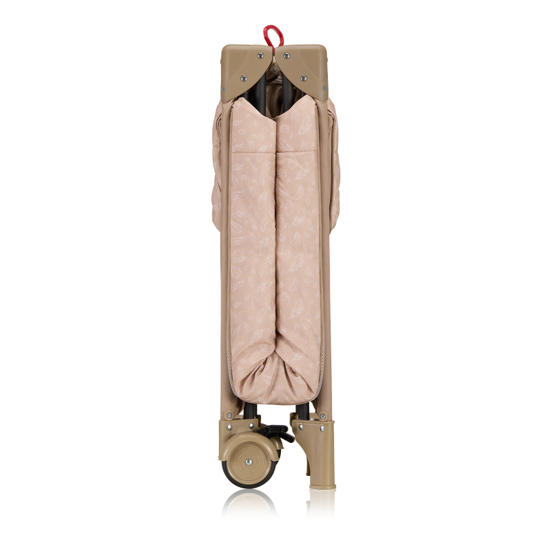 Lionelo Jasmin Easy Fold Beige Sand — Lit bébé 2en1