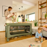 Lionelo Jasmin Easy Fold Beige Sand — Lit bébé 2en1