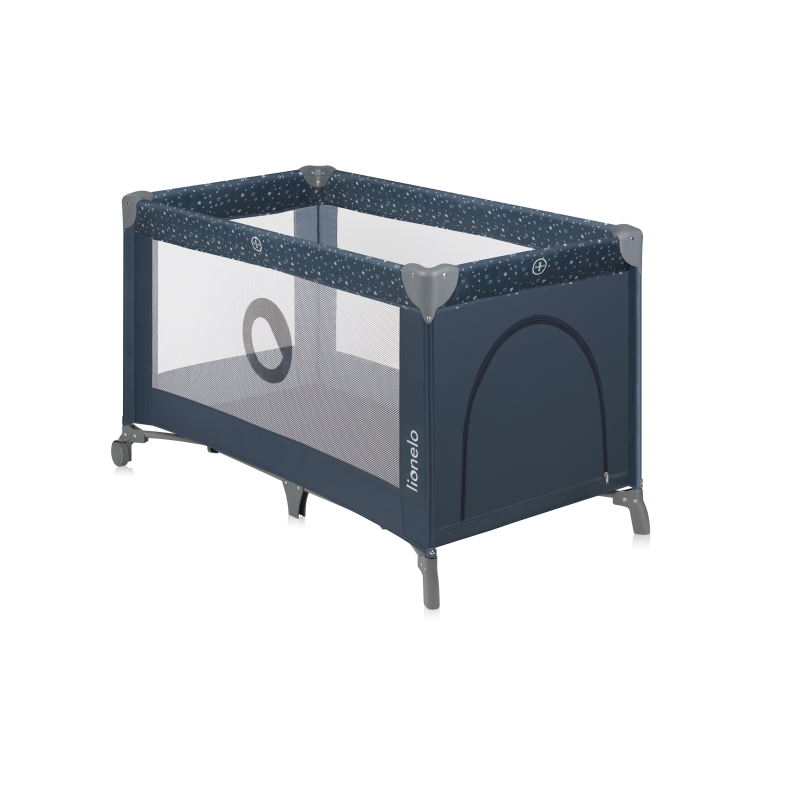 Lionelo Stefi Blue Grey — Lit bébé 2en1