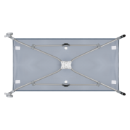Lionelo Stefi Blue Grey — Lit bébé 2en1
