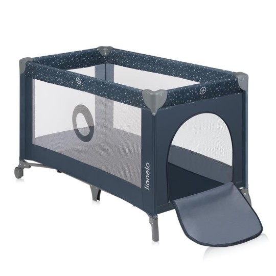Lionelo Stefi Blue Grey — Lit bébé 2en1