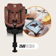 lionelo ​​Harmony i-Size Red Brick Bamboo — Siège-auto bébé