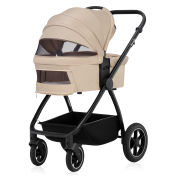 Lionelo Meril 3 en 1 Beige Sand — Poussette multifonction