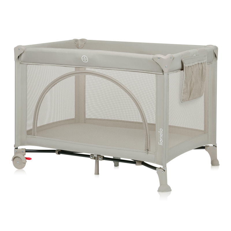 Lionelo Laura Beige Sand — Lit de voyage compact