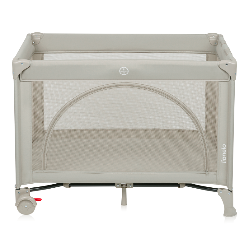 Lionelo Laura Beige Sand — Lit de voyage compact