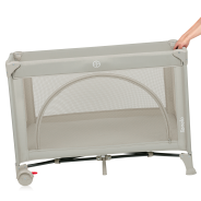 Lionelo Laura Beige Sand — Lit de voyage compact