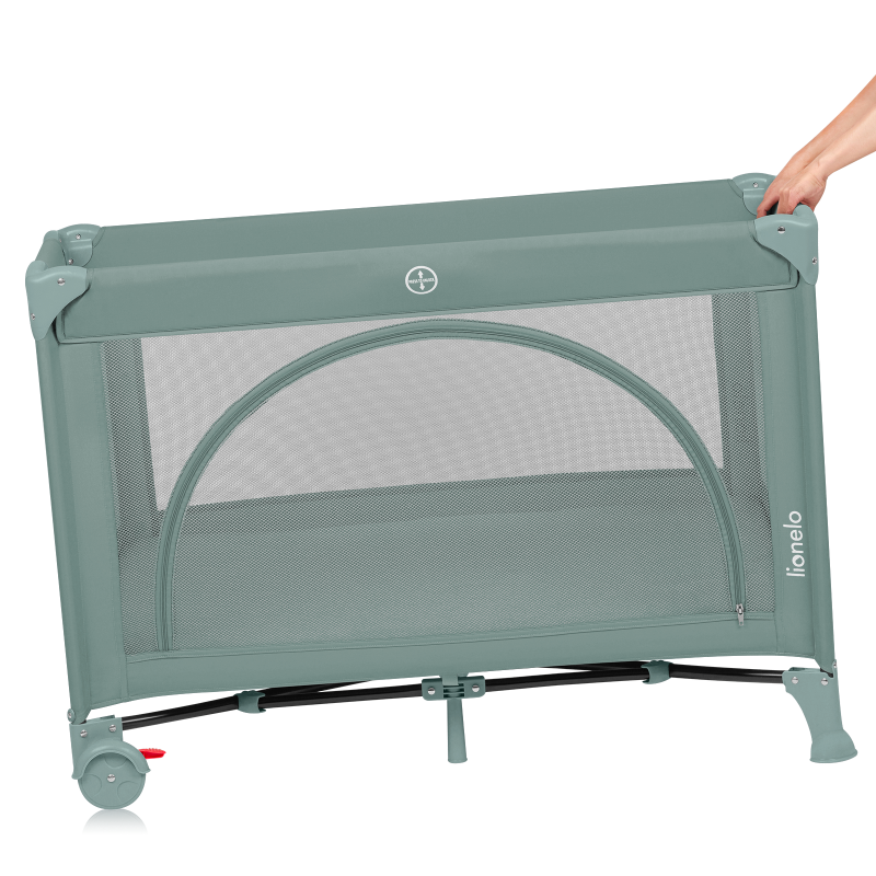 Lionelo Laura Green Sage — Lit de voyage compact