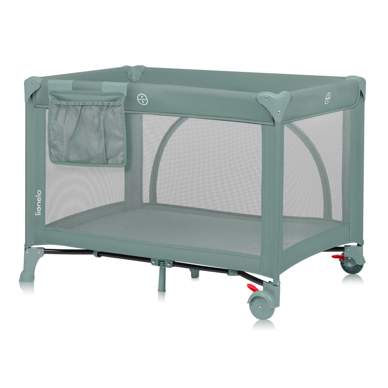 Lionelo Laura Green Sage — Lit de voyage compact