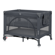 Lionelo Laura Grey Concrete — Lit de voyage compact