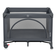 Lionelo Laura Grey Concrete — Lit de voyage compact
