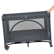 Lionelo Laura Grey Concrete — Lit de voyage compact