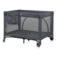 Lionelo Laura Grey Concrete — Lit de voyage compact