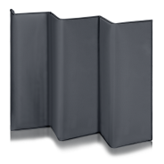 Lionelo Laura Grey Concrete — Lit de voyage compact