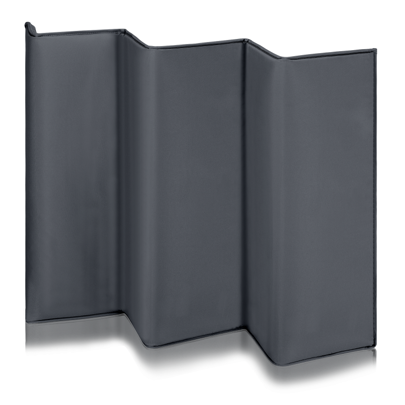 Lionelo Laura Grey Concrete — Lit de voyage compact