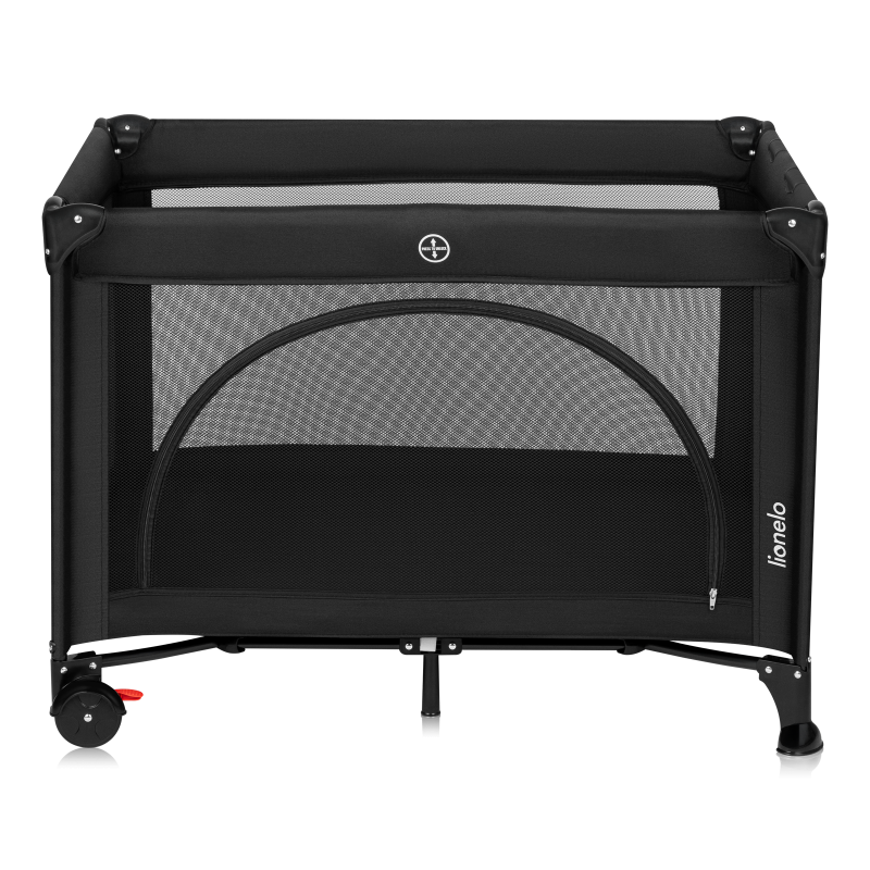 Lionelo Laura Black Carbon — Lit de voyage compact