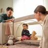 Lionelo Laura Grey Concrete — Lit de voyage compact