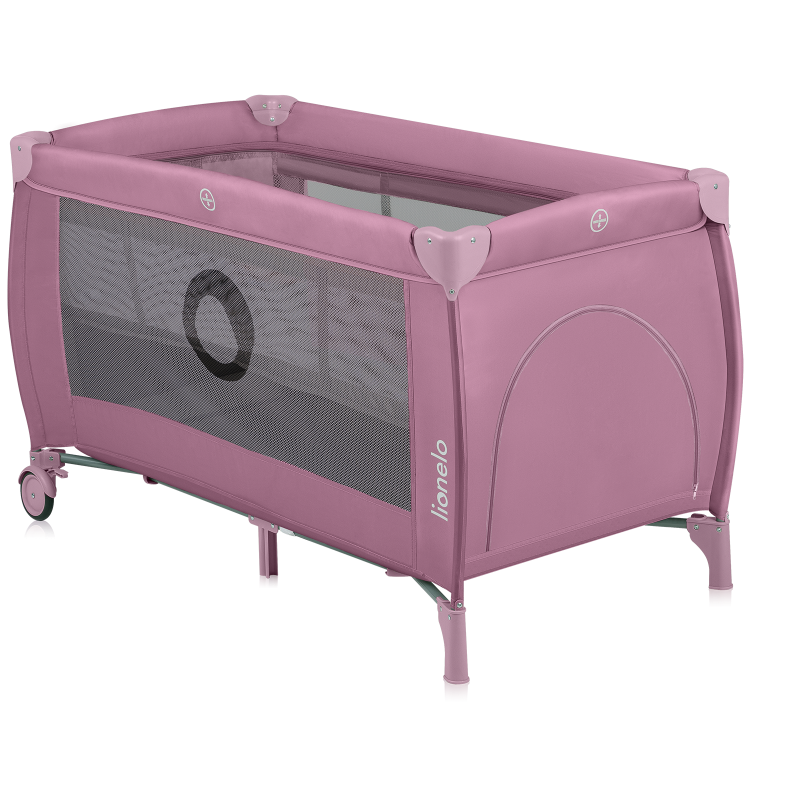 Lionelo Stefi Plus Pink Magnolia — Lit bébé 2en1