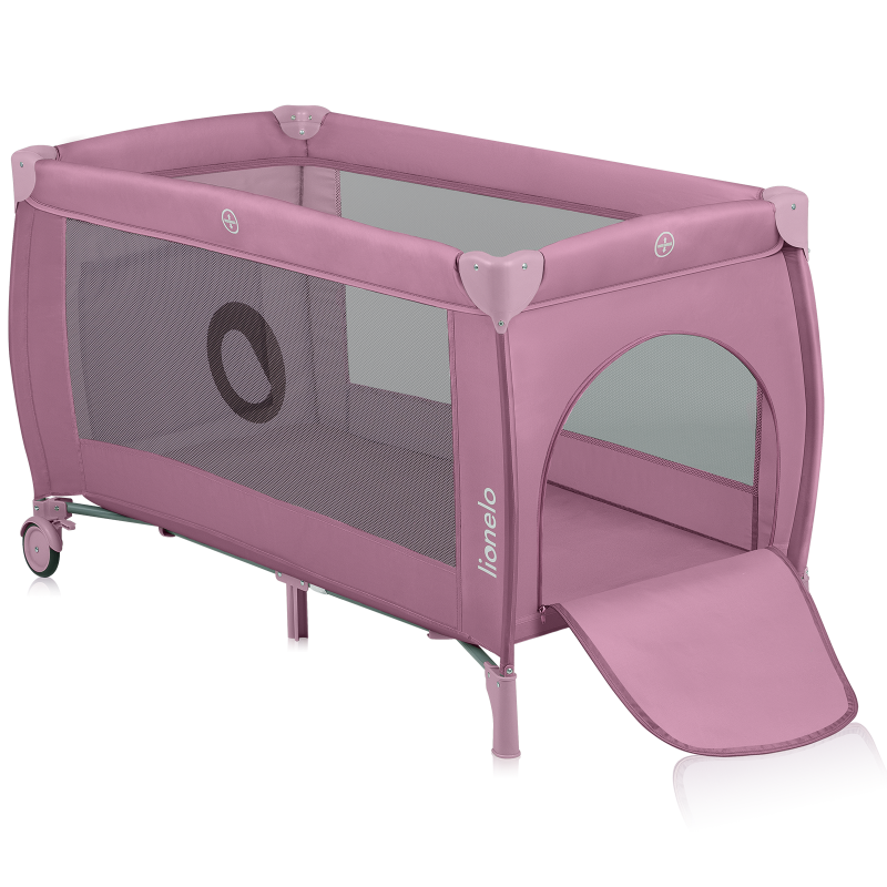 Lionelo Stefi Plus Pink Magnolia — Lit bébé 2en1
