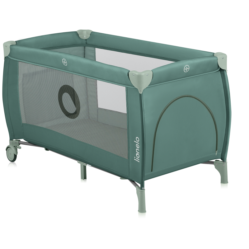 Lionelo Stefi Plus Green Olive — Lit bébé 2en1