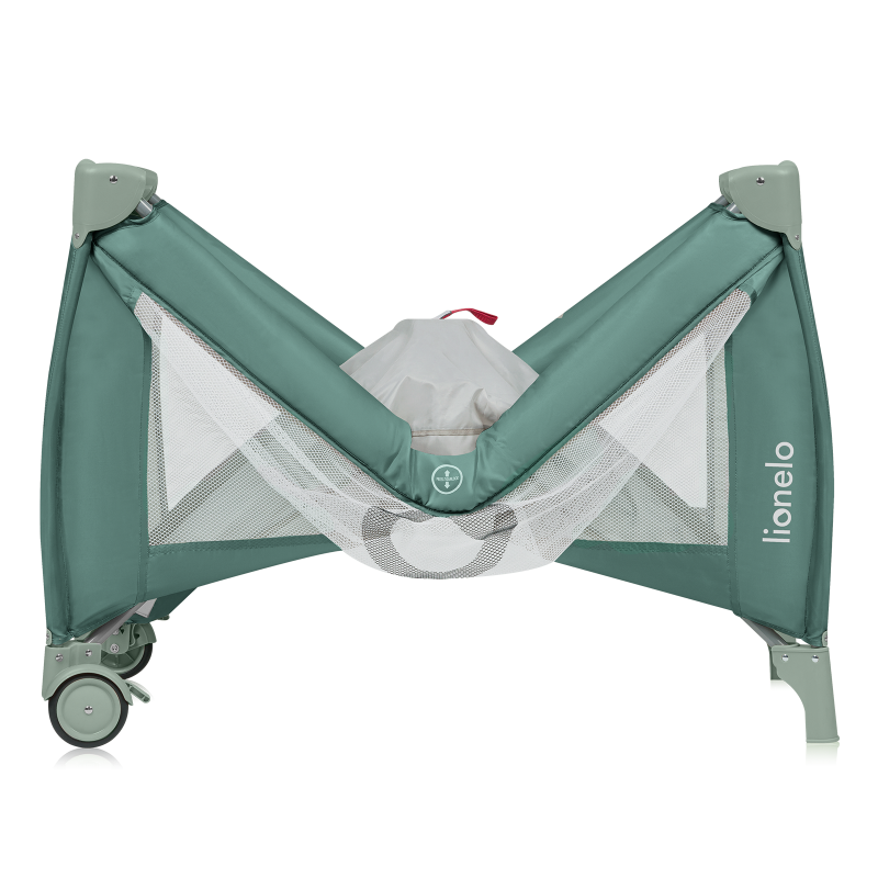Lionelo Stefi Plus Green Olive — Lit bébé 2en1