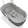 Lionelo Henny Grey Stone — Transat pour bébé avec fonction de bercement
