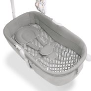 Lionelo Henny Grey Dove — Transat pour bébé avec fonction de bercement
