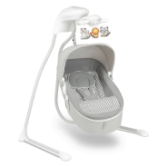 Lionelo Henny Grey Dove — Transat pour bébé avec fonction de bercement