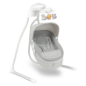Lionelo Henny Grey Dove — Transat pour bébé avec fonction de bercement