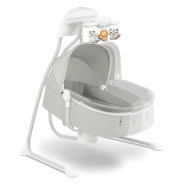 Lionelo Henny Grey Dove — Transat pour bébé avec fonction de bercement