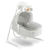 Lionelo Henny Grey Dove — Transat pour bébé avec fonction de bercement
