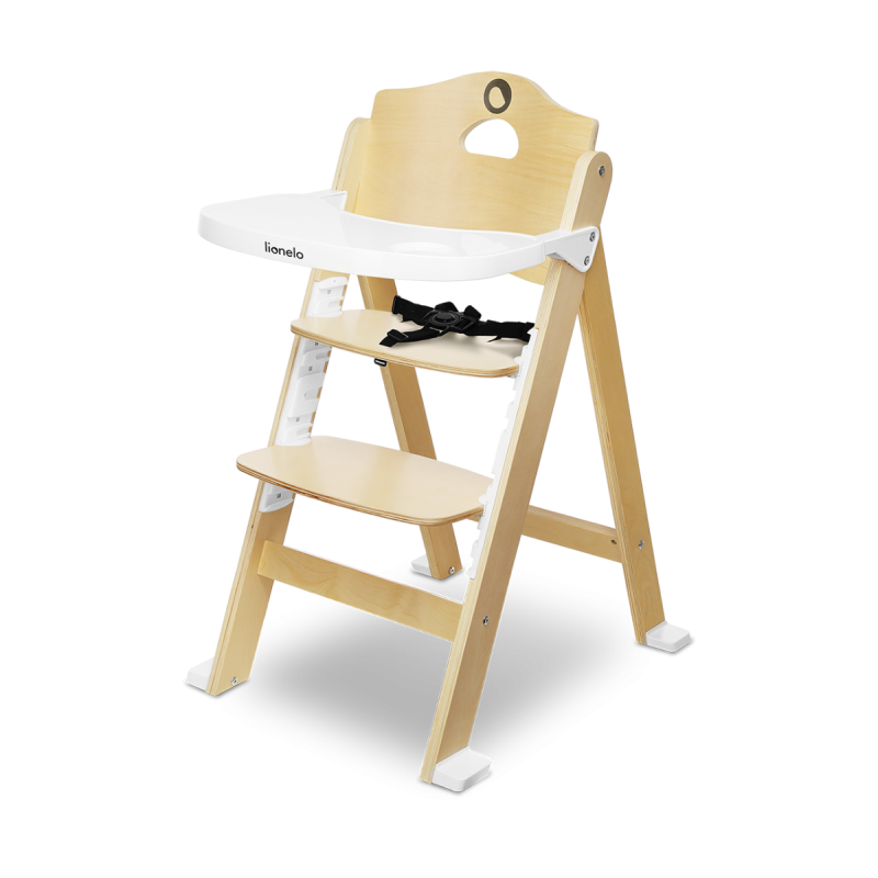 Lionelo Floris Natural White — Chaise haute 3en1