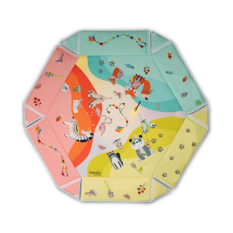 Lionelo Jenny Multicolor — Tapis d'éveil