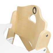 Lionelo Floris Natural White — Chaise haute 3en1