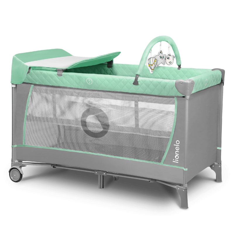 Lionelo Flower Turquoise — Lit bébé 2en1