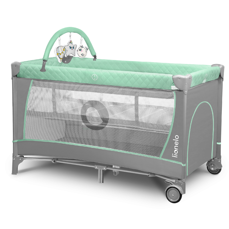 Lionelo Flower Turquoise — Lit bébé 2en1