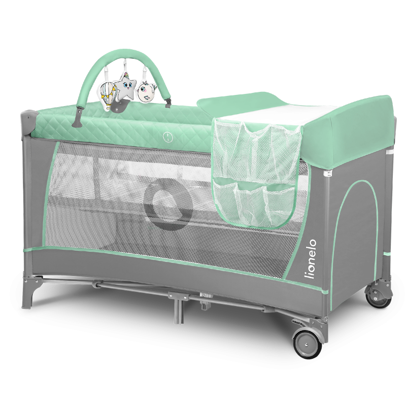 Lionelo Flower Turquoise — Lit bébé 2en1