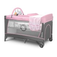 Lionelo Flower Flamingo — Lit bébé 2en1