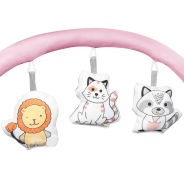 Lionelo Flower Flamingo — Lit bébé 2en1