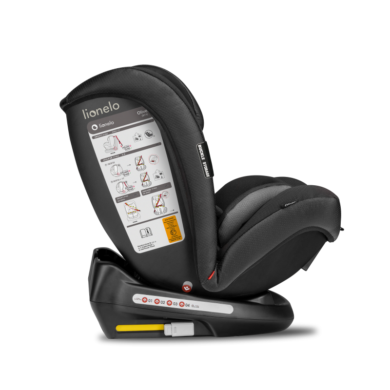 Lionelo Oliver Black — Siège-auto bébé 9-36 kg