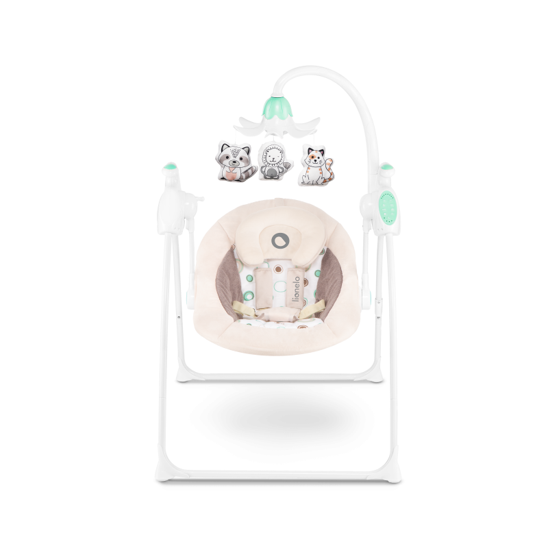 Lionelo Robin Beige — balancelle-transat pour bébé